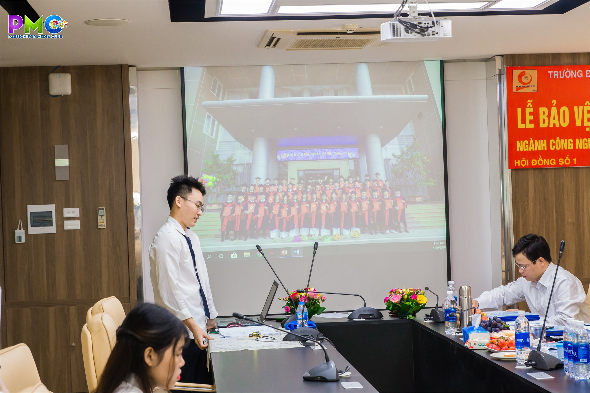 Khoa Điện tử tổ chức Bảo vệ đồ án tốt nghiệp cho sinh viên hệ đại học khóa 11