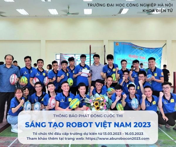 Phát động cuộc thi Sáng tạo Robot Việt Nam 2023