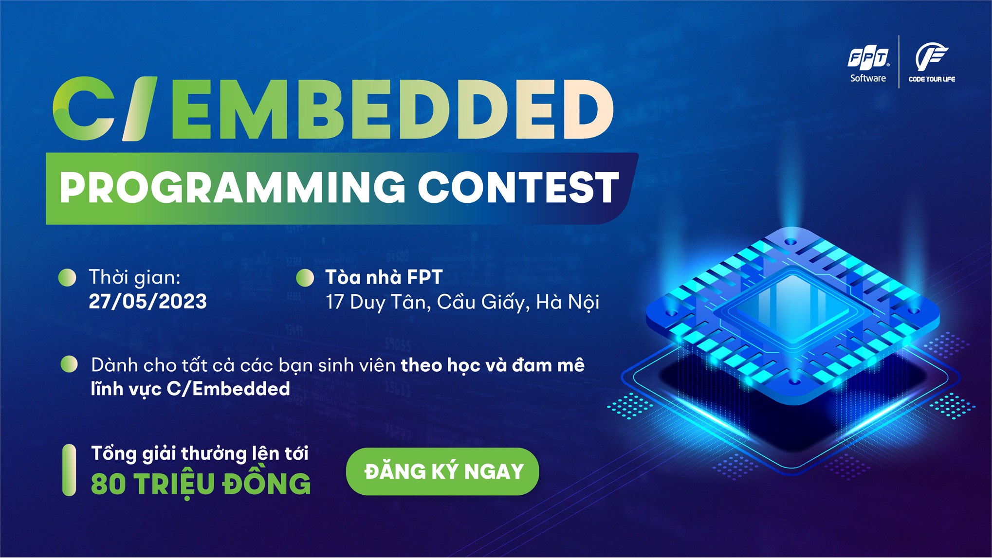 Đăng ký cuộc thi C/Embedded Programming Contest