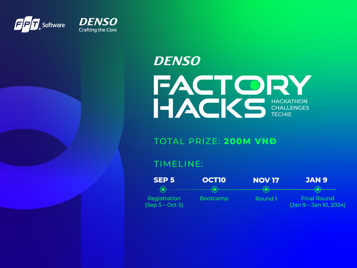 CHÍNH THỨC PHÁT ĐỘNG CUỘC THI “DENSO Factory Hacks 2023”