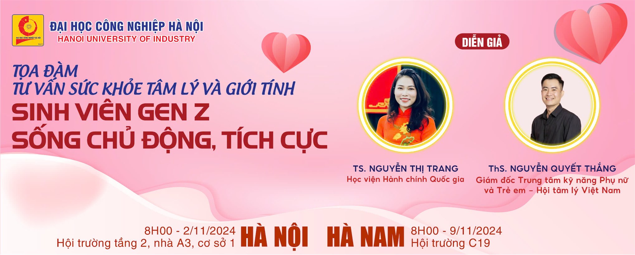 Kế hoạch tọa đàm tư vấn sức khỏe tâm lý và giới tính ` Sinh viên gen Z: Sống chủ động & tích cực!”