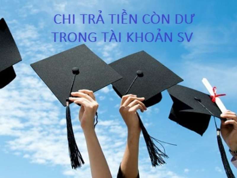 TB: CHI TRẢ TIỀN CÒN DƯ TRONG TÀI KHOẢN TRÊN HỆ THỐNG ĐẠI HỌC ĐIỆN TỬ CỦA SV ĐÃ TỐT NGHIỆP