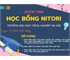 Thông báo chương trình học bổng "Nitori International Scholarship 2024"